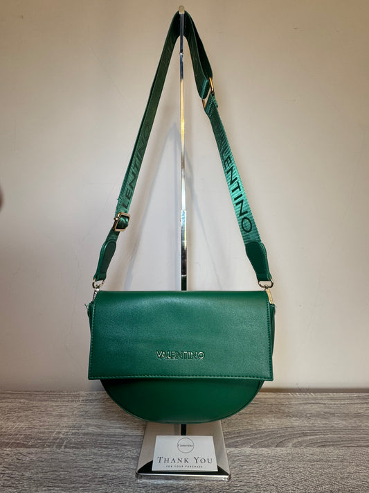 Preloved Valentino Bags Bigs cross body saddle bag in green