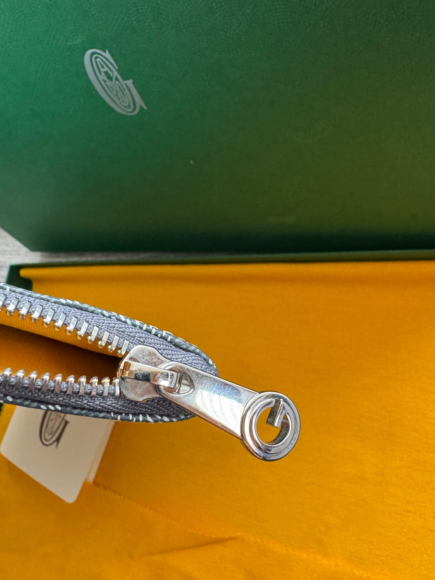 Preloved Goyard Senat MGM Pouch - Gris