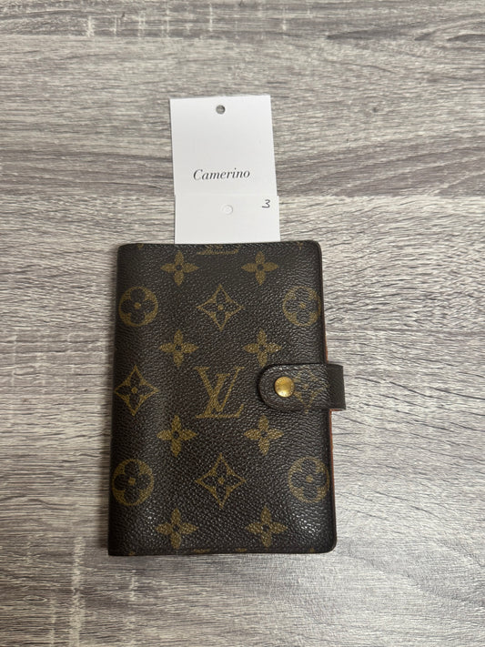 3. Louis Vuitton PM ring Agenda. Monogram canvas.
