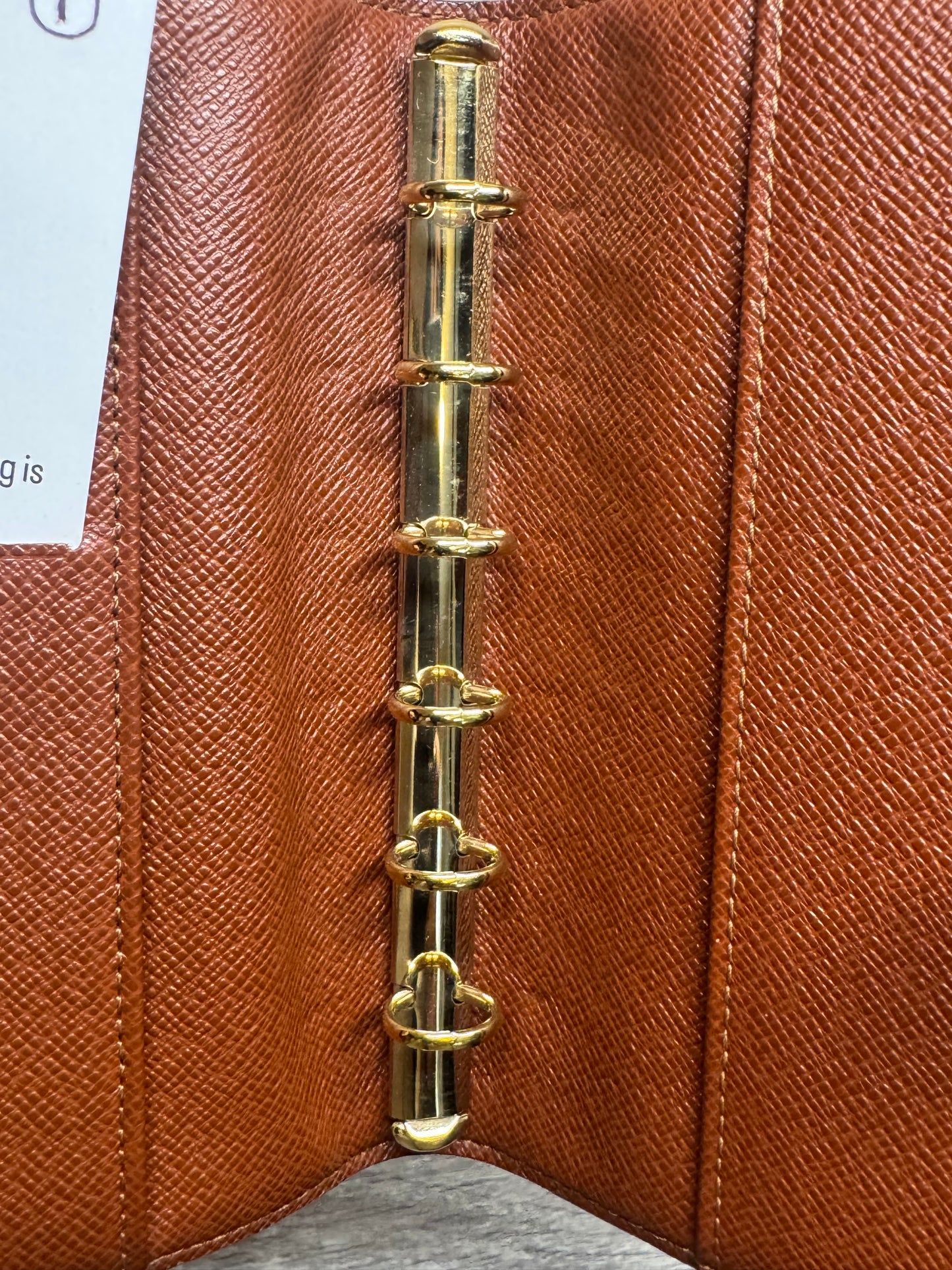 1. Preloved Louis Vuitton PM ring Agenda. Monogram Canvas