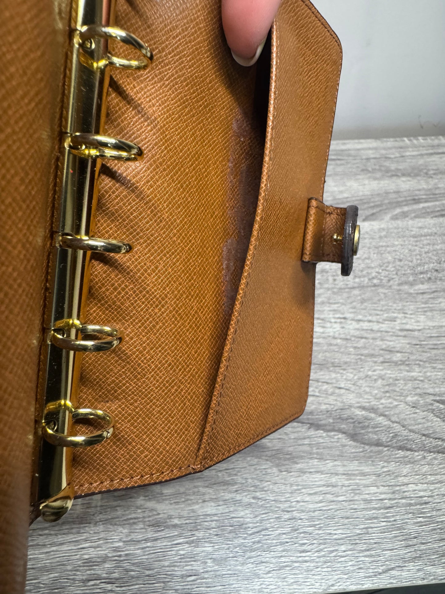 4. Preloved Louis Vuitton PM ring Agenda. Monogram Canvas.