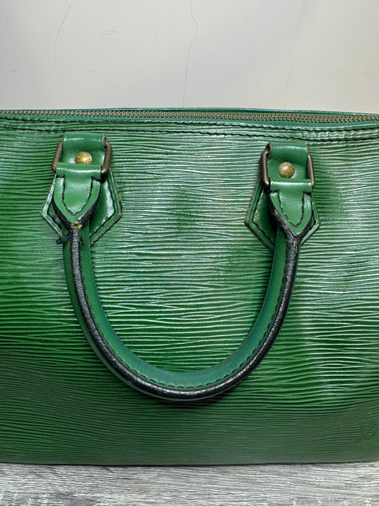 Preloved Louis Vuitton Borneo Green Epi Leather Speedy 25.