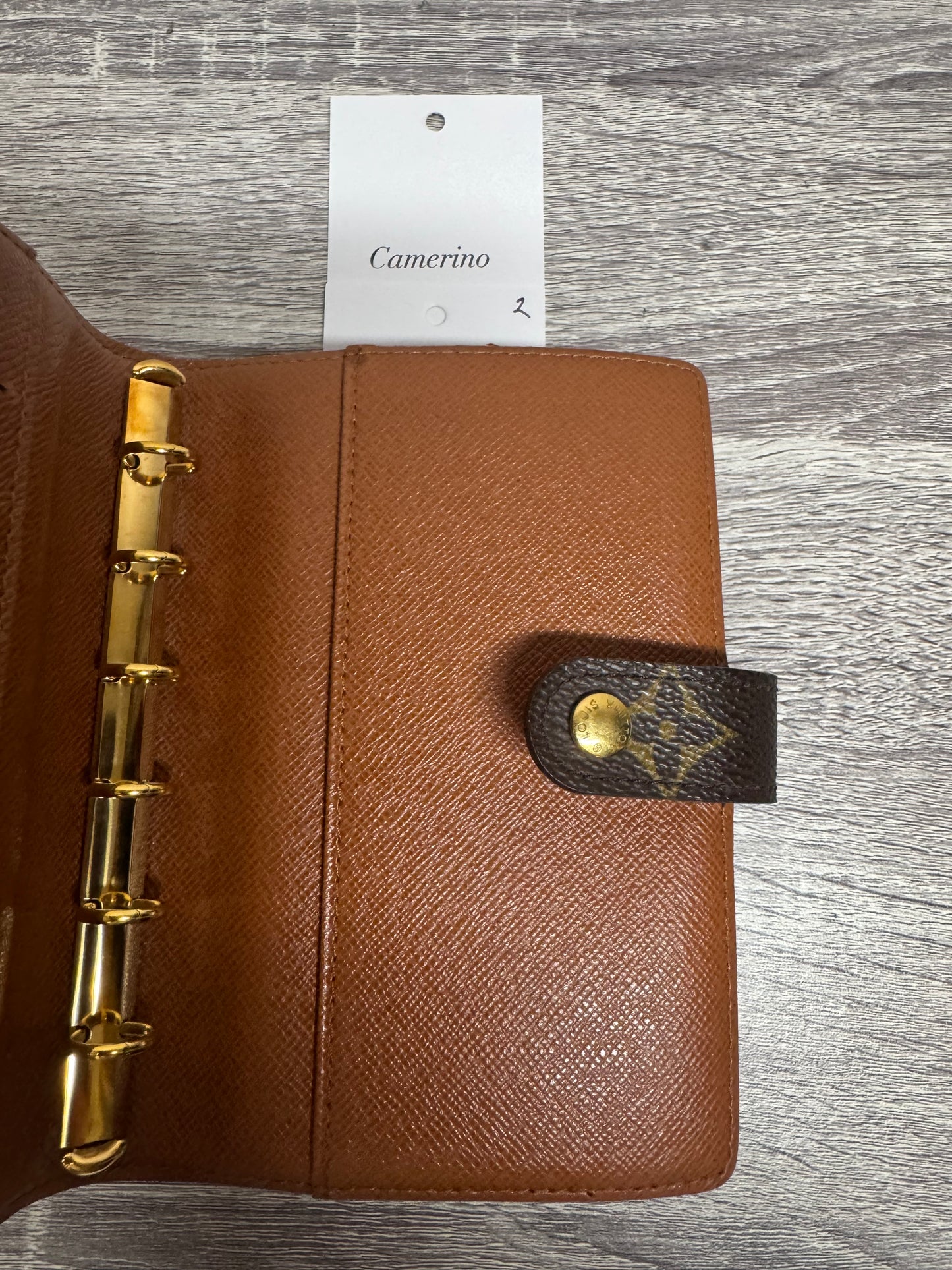 2. Preloved Louis Vuitton PM ring Agenda. Monogram canvas