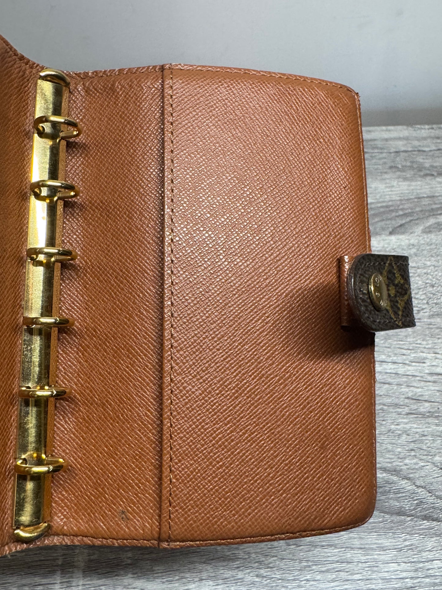 3. Louis Vuitton PM ring Agenda. Monogram canvas.