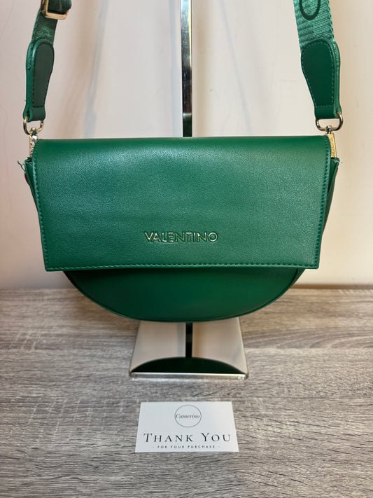 Preloved Valentino Bags Bigs cross body saddle bag in green