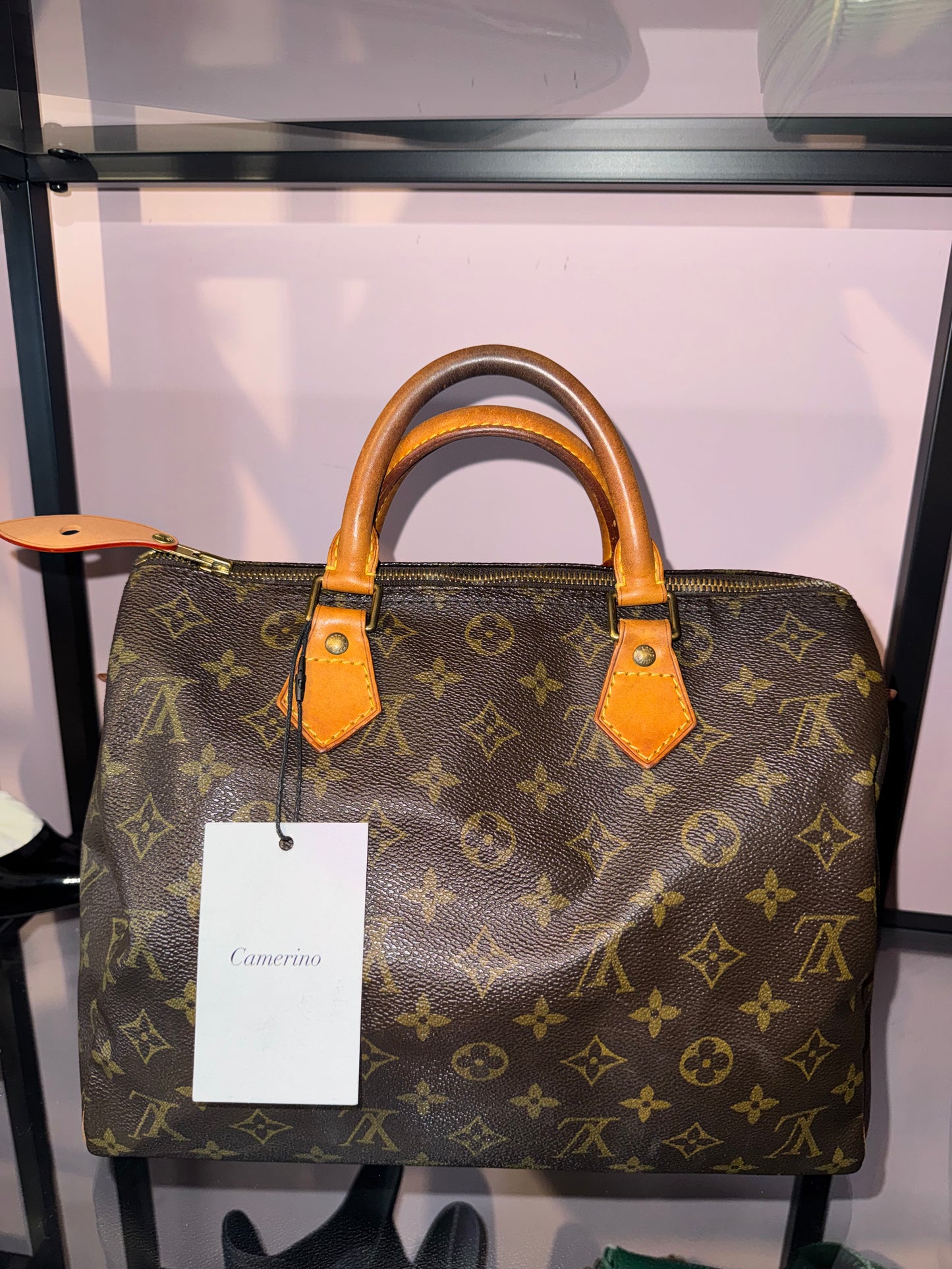 Louis Vuitton Speedy 30 Monogram Print, new zip