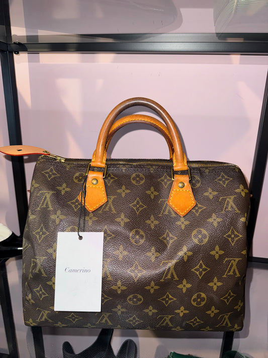 Louis Vuitton Speedy 30 Monogram Print, new zip