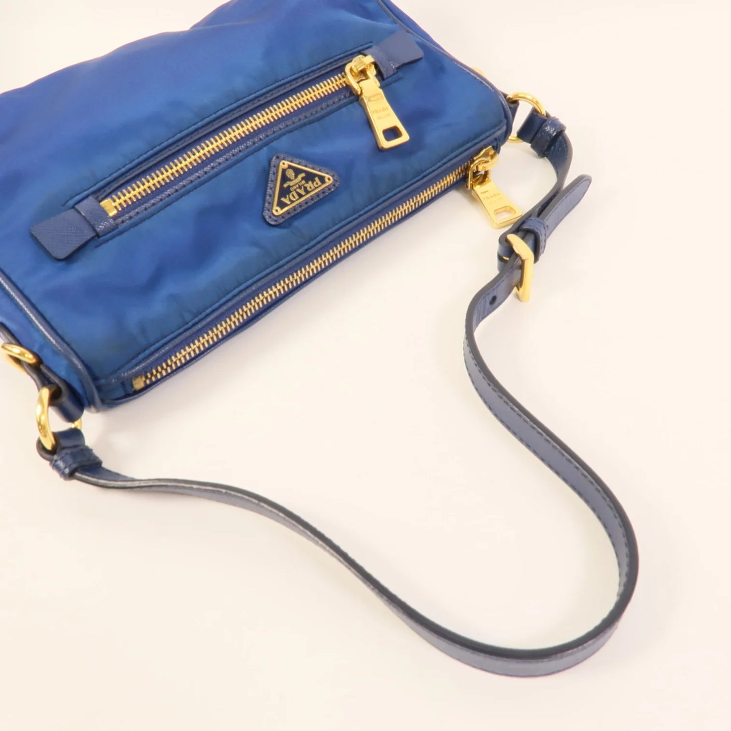 Prada Nylon re-addition Navy blue bag