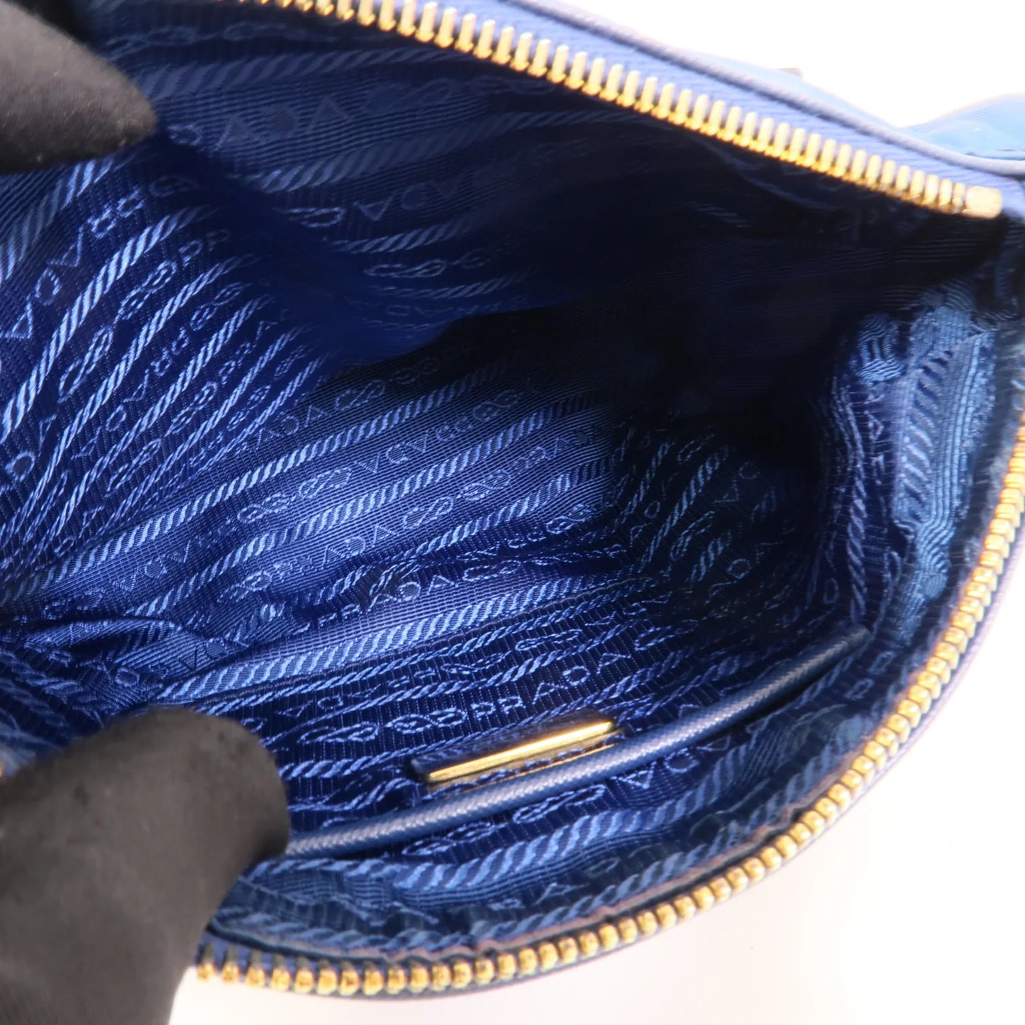 Prada Nylon re-addition Navy blue bag