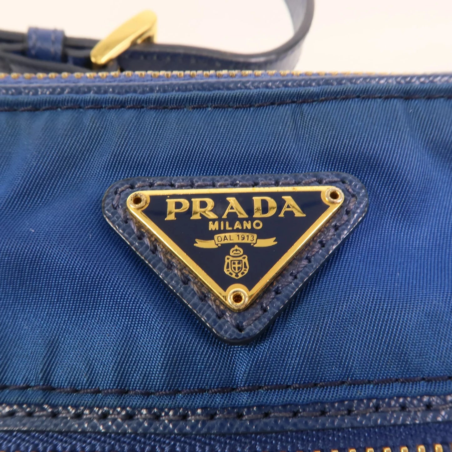 Prada Nylon re-addition Navy blue bag