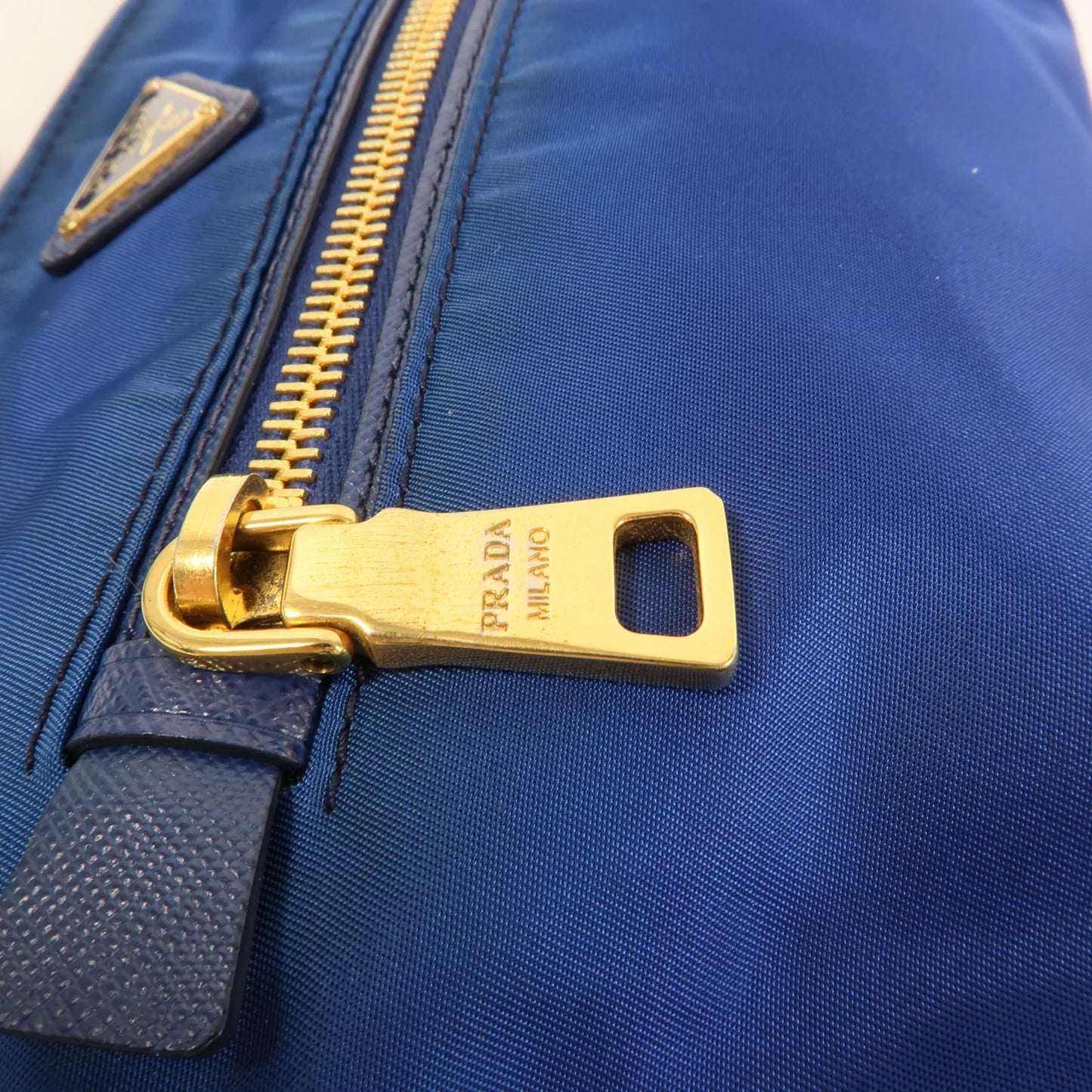Prada Nylon re-addition Navy blue bag