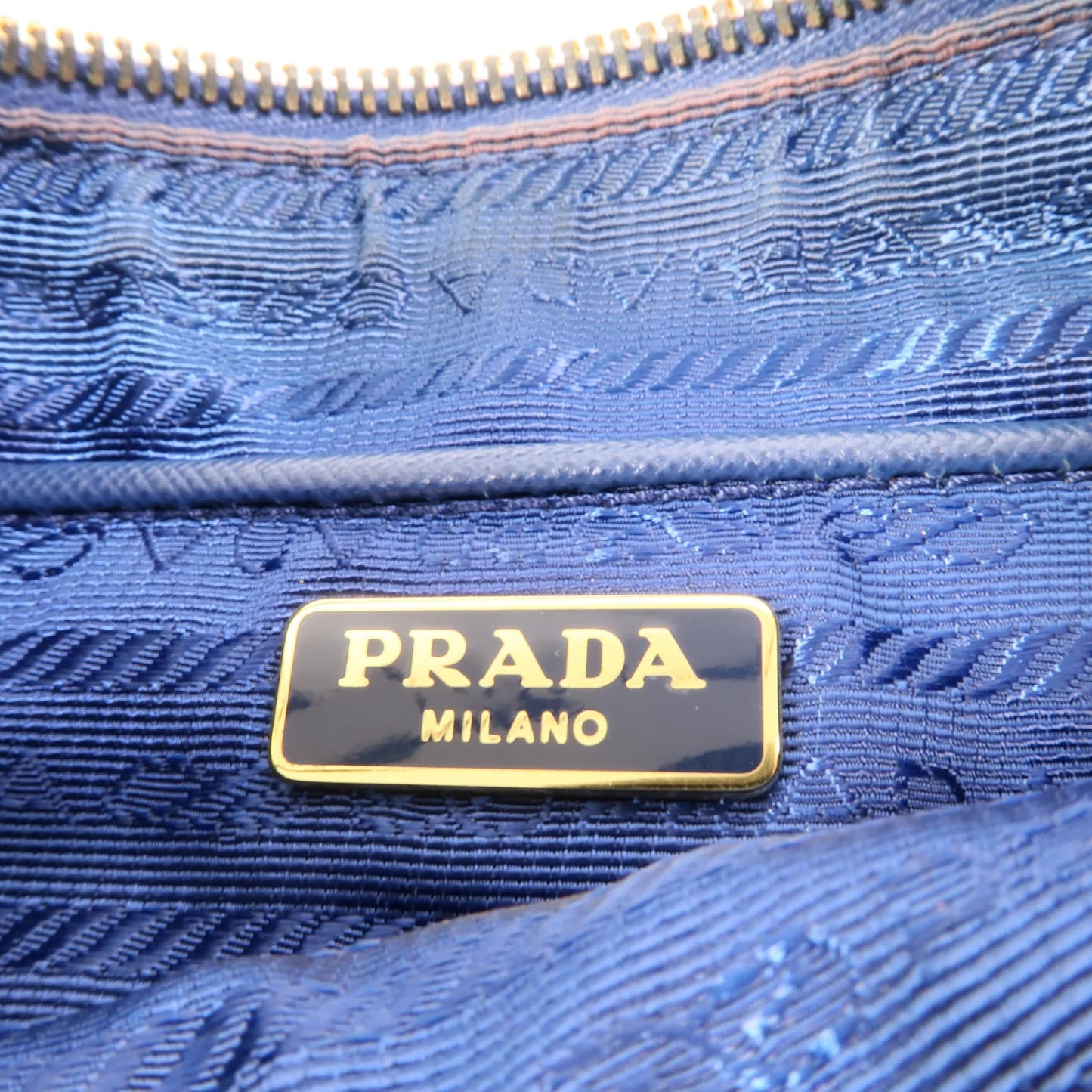 Prada Nylon re-addition Navy blue bag
