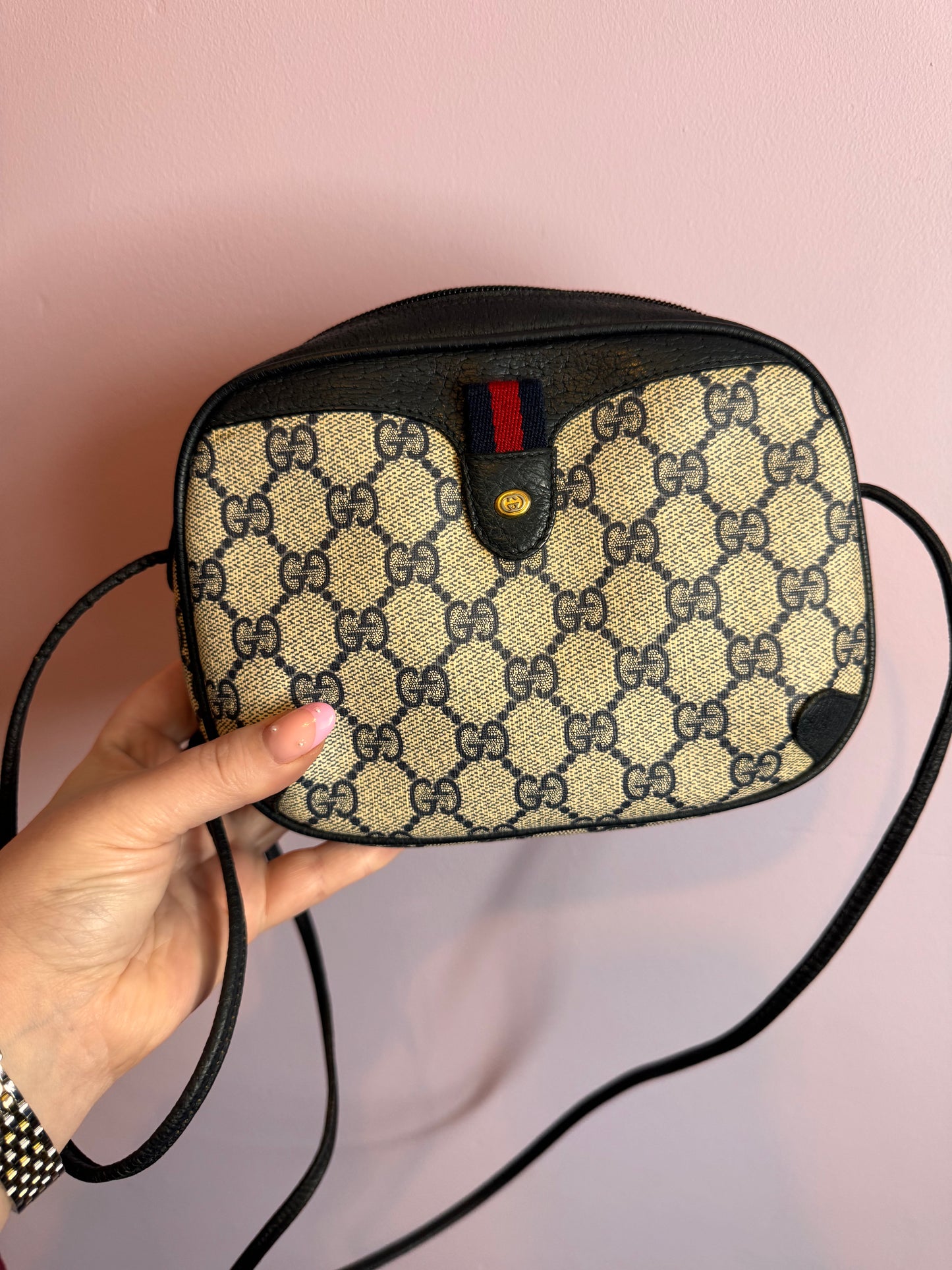 Gucci Mini Cross body Bag GG Monogram (5)